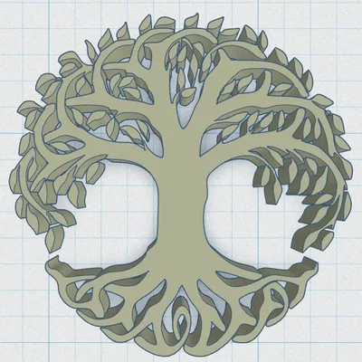 Mặt Dây Chuyền Cây Sự Sống Celtic / Norse 11