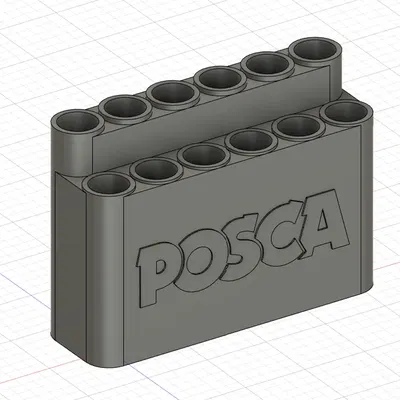 Kệ Đựng Bút Posca PC-1M 12 Màu