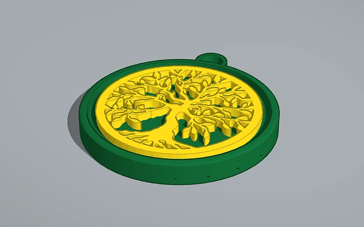 Celtic / Norse - Mặt Dây Chuyền Cây Sự Sống 7 - Image 2