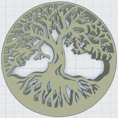 Mặt dây chuyền Cây Sự Sống Celtic / Norse 9
