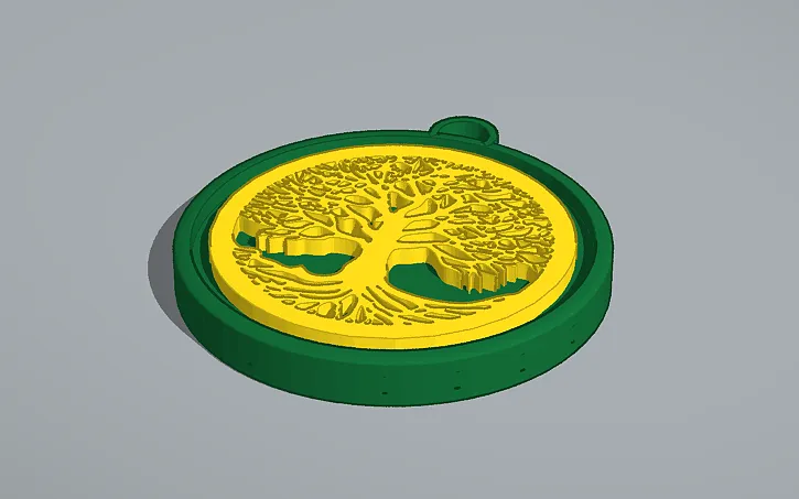 Celtic / Norse - Mặt Dây Chuyền Cây Sự Sống 8 - Image 2