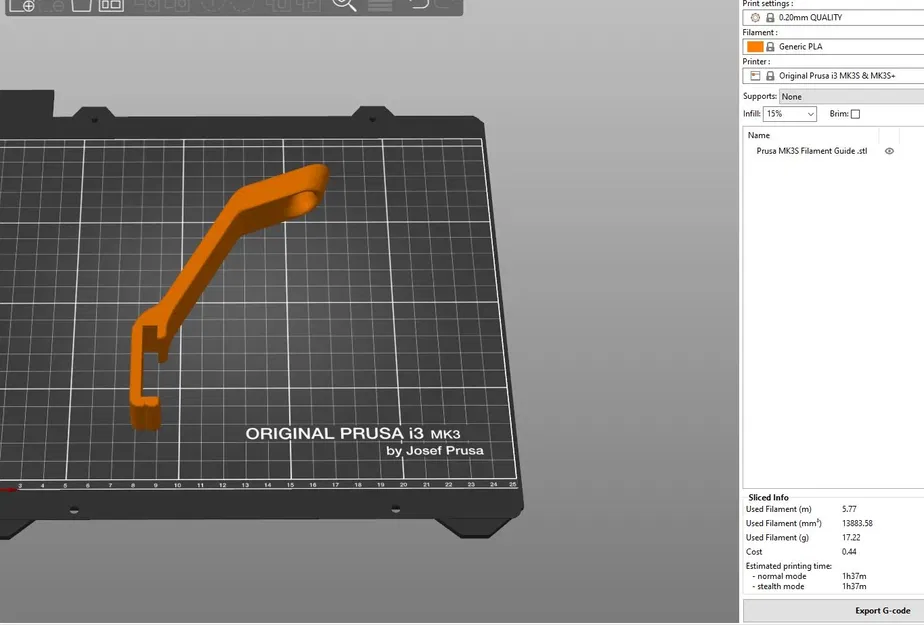 Prusa MK3S Filament Guide v2.0 - Image 2