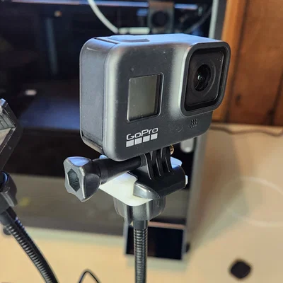 Gắn GoPro Lên Đèn Ring Light Vivitar Bằng Ball Mount