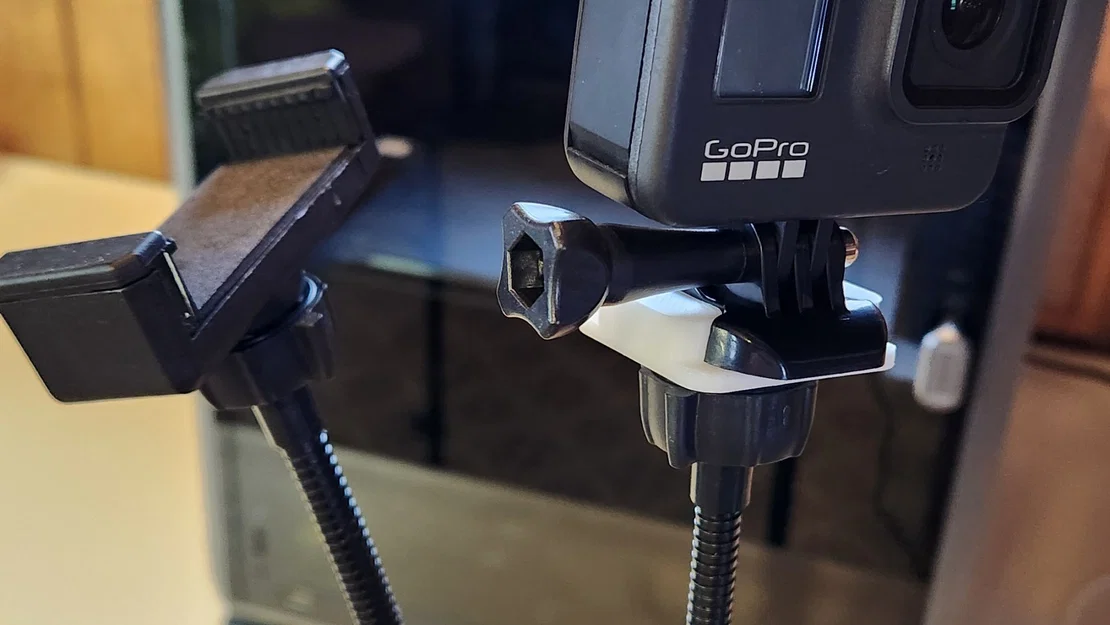 Gắn GoPro Lên Đèn Ring Light Vivitar Bằng Ball Mount - Image 6