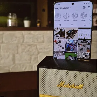 Mô Hình Loa Marshall Mini Cho Điện Thoại