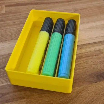 Hộp Đựng Bút Dạ Gridfinity Xếp Chồng Ngang