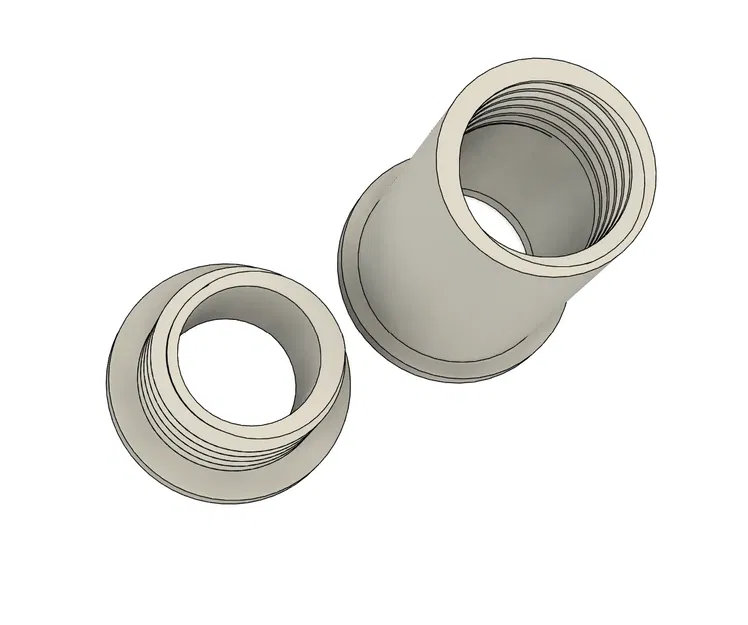 Bathroom door vent (also Ikea Lack throug-hole) - Image 1