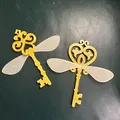 Winged key Christmas ornaments - Thumbnail 1