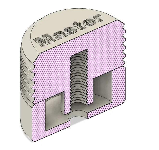 Núm Vặn Dùng Cho Khóa Gym Sợi M6 (Inter Atletika) - Image 3