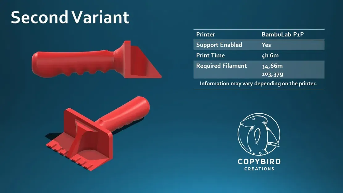 Dụng Cụ Cào Băng Kính Ô Tô Công Thái Học Có Chống Băng Tích Hợp - Image 3