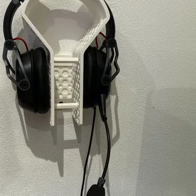 Giá Treo Tai Nghe Kiểu Lục Giác Gắn Tường