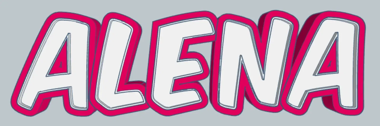 Đèn Tên LED ALENA - Image 1