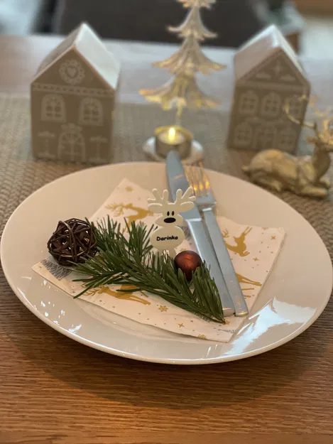 Tuần Lộc Giáng Sinh - Thẻ Tên - Image 1