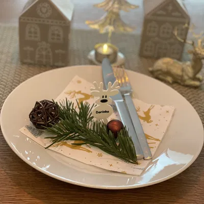 Tuần Lộc Giáng Sinh - Thẻ Tên