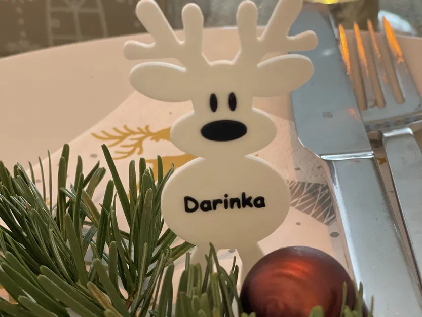 Tuần Lộc Giáng Sinh - Thẻ Tên - Image 2