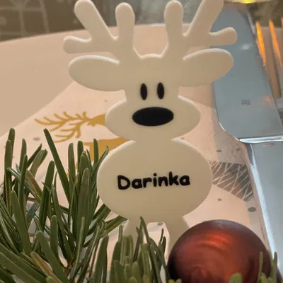 Tuần Lộc Giáng Sinh - Thẻ Tên