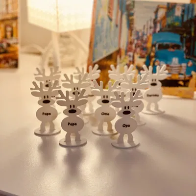 Tuần Lộc Giáng Sinh - Thẻ Tên