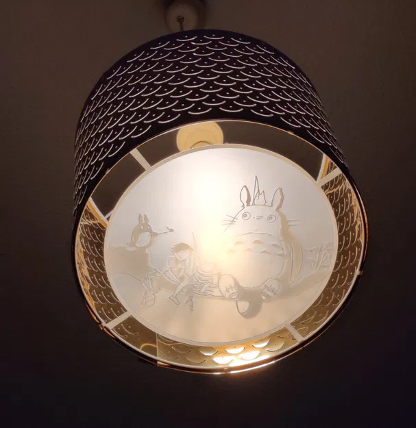 Chèn Chao Đèn Ikea Hình Totoro Ngồi Trên Cây (32cm, Phát Sáng Trong Tối) - Image 2