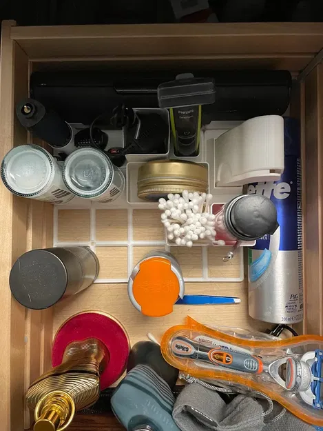 Bộ sắp xếp nhà tắm Gridfinity - Image 1