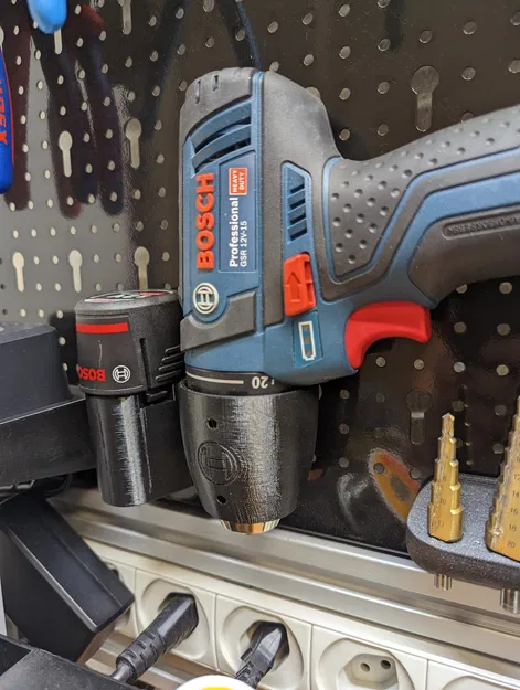 Giá đỡ treo tường cho máy khoan Bosch GSR 12V-15 - Image 2