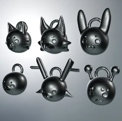 Chibi Animals Pendant Set (Cat, Dog/Wolf, Rabbit/Hare, Bird, Bug/Insect, Deer)