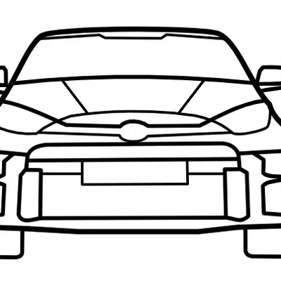 Mô Hình Xe Toyota Yaris GR (2021) Dạng Hình Bóng