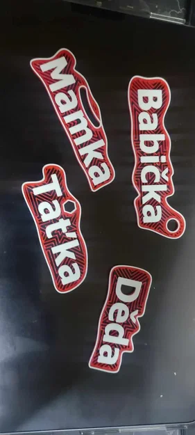 Nametags for christmas gift - Image 1