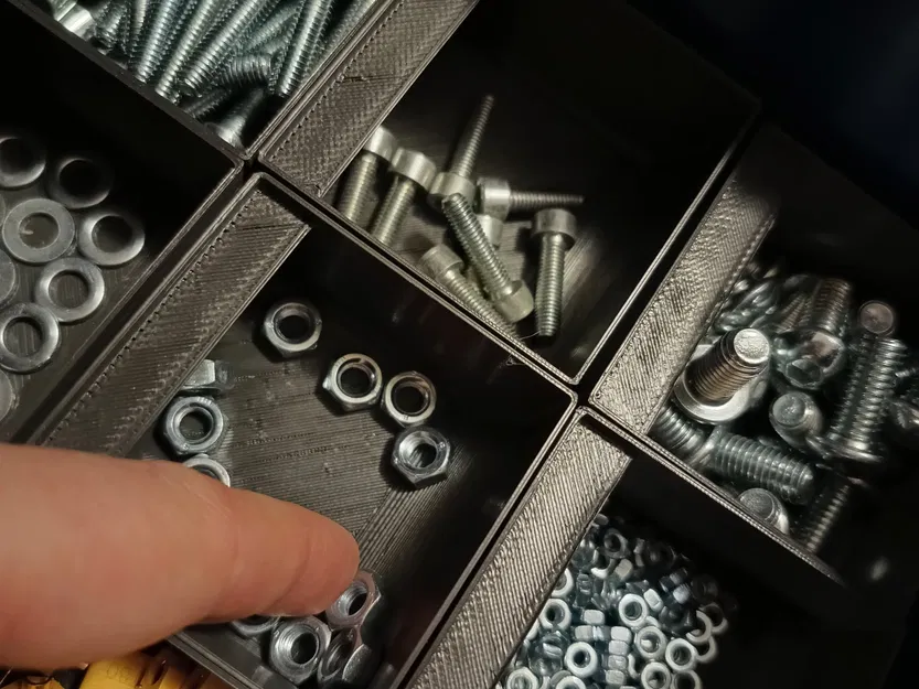 Hộp Gridfinity cho tủ HELMER - có thanh trượt - Image 2