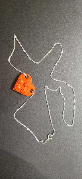 Mặt Dây Chuyền Trái Tim LEGO - Image 2