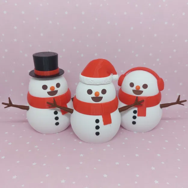 Người Tuyết Dễ Thương - In Dễ/Có Đèn LED - Image 5