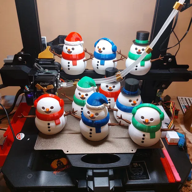 Người Tuyết Dễ Thương - In Dễ/Có Đèn LED - Image 7