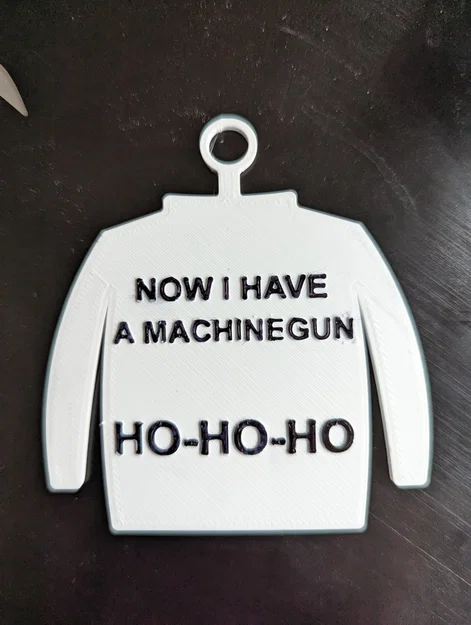 Móc Trang Trí Áo Len Giáng Sinh Die Hard - Image 2