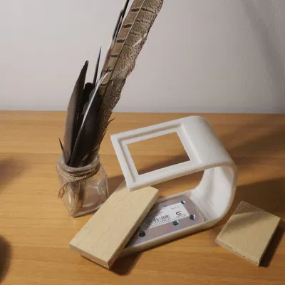 Đế Đồng Hồ Có Chi Tiết Gỗ (Tùy Chỉnh Trọng Lượng)