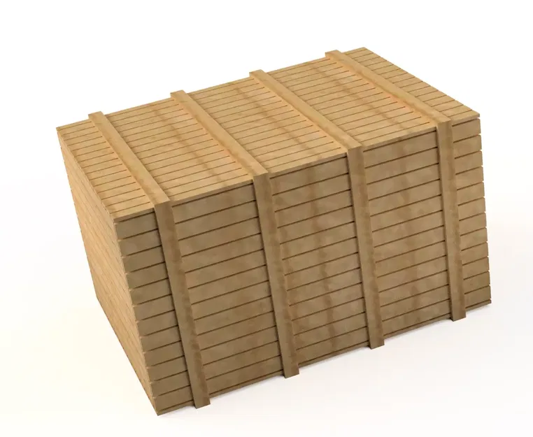 Thùng hàng (2 cái) Tỷ lệ H0 1:87 - Image 2