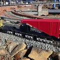 Tàu chở hàng G-Scale 1:29 Schnabel 20 trục có sàn và thùng dầu - Thumbnail 2