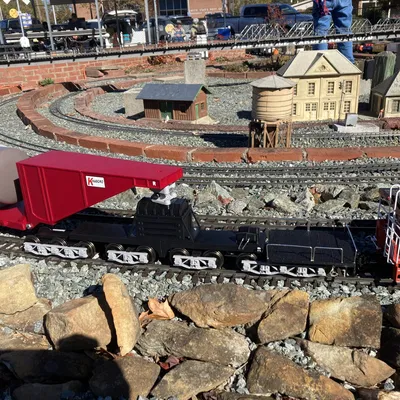 Tàu chở hàng G-Scale 1:29 Schnabel 20 trục có sàn và thùng dầu