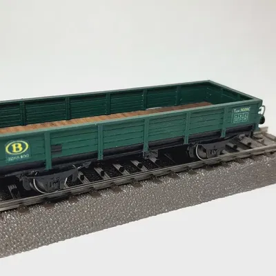 Mô hình toa xe chở hàng NMBS 3000C tỉ lệ H0 1:87