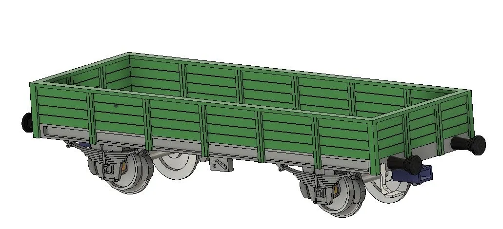 Mô hình toa xe chở hàng NMBS 3000C tỉ lệ H0 1:87 - Image 2