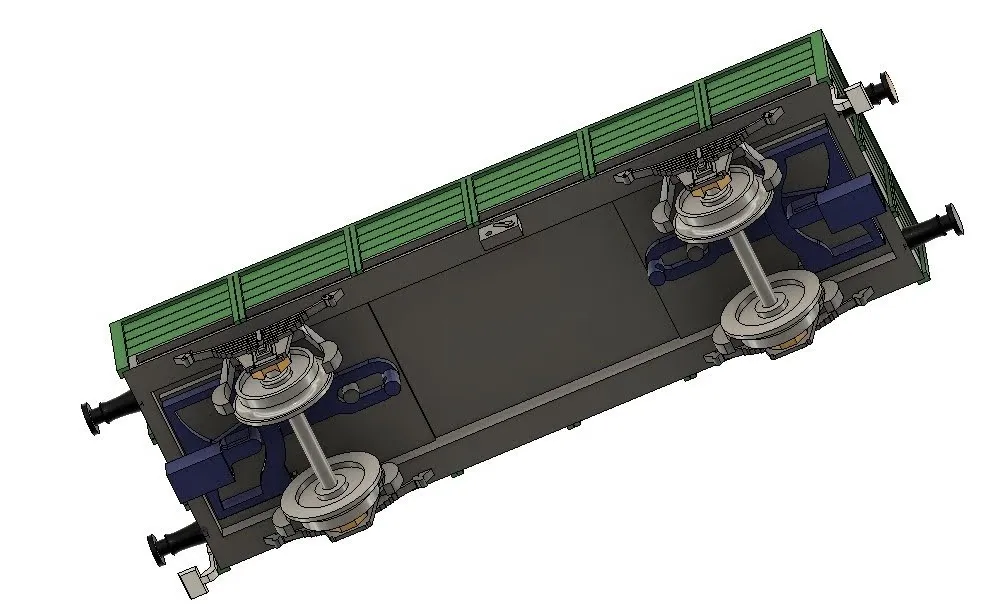 Mô hình toa xe chở hàng NMBS 3000C tỉ lệ H0 1:87 - Image 3