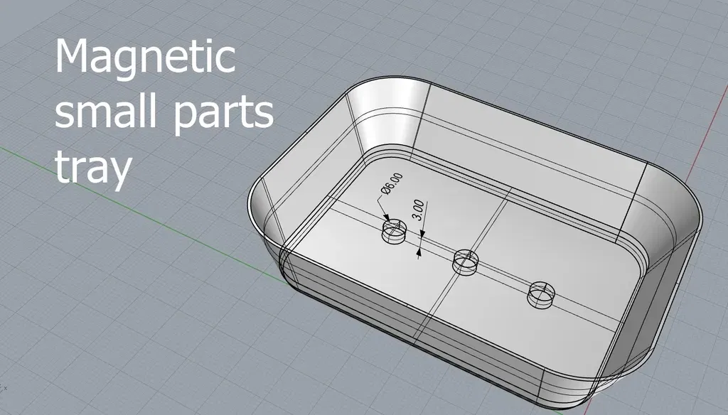 Part tray Magnetic for small parts - Image 1