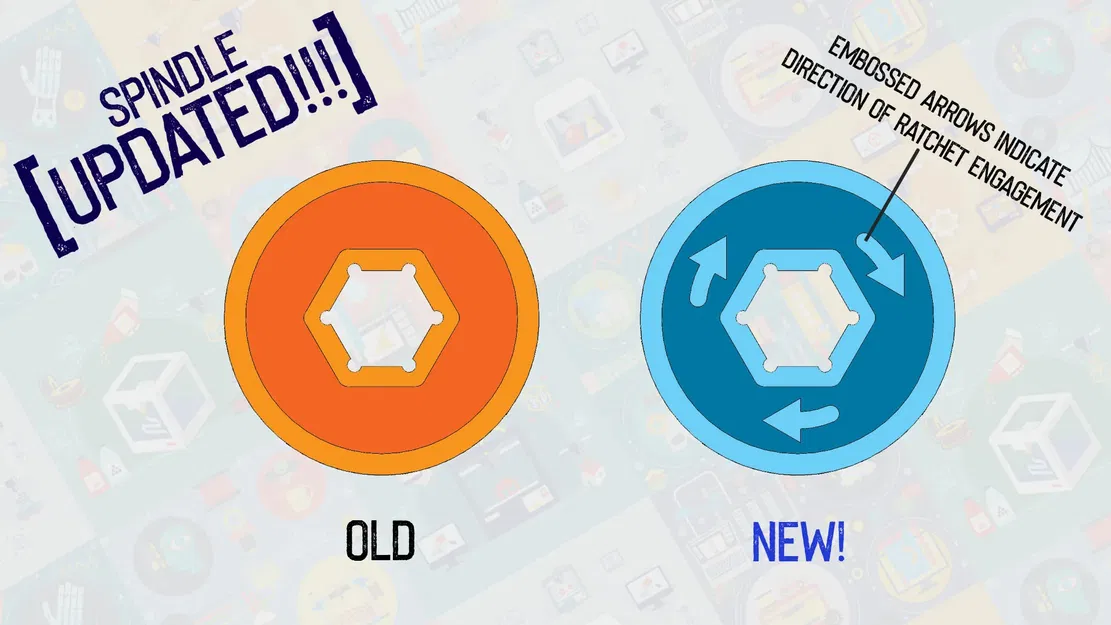 Dụng cụ R.E.P Ratchet Nguyên Bản - Tua vít lục giác dạng bánh cóc 1/4" và Đồ chơi Fidget!!! - Image 6