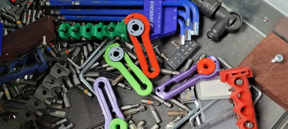 Dụng cụ R.E.P Ratchet Nguyên Bản - Tua vít lục giác dạng bánh cóc 1/4" và Đồ chơi Fidget!!! - Image 9