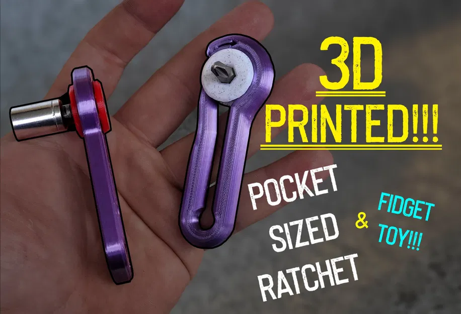 Dụng cụ R.E.P Ratchet Nguyên Bản - Tua vít lục giác dạng bánh cóc 1/4" và Đồ chơi Fidget!!! - Image 11