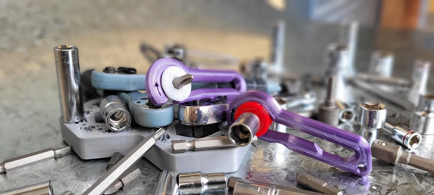 Dụng cụ R.E.P Ratchet Nguyên Bản - Tua vít lục giác dạng bánh cóc 1/4" và Đồ chơi Fidget!!! - Image 15