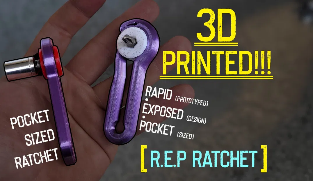 Dụng cụ R.E.P Ratchet Nguyên Bản - Tua vít lục giác dạng bánh cóc 1/4" và Đồ chơi Fidget!!! - Image 16