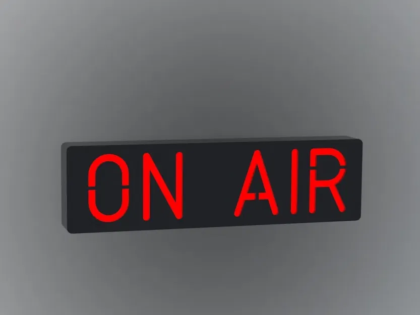 Hộp đèn LED USB "ON AIR" - Image 5