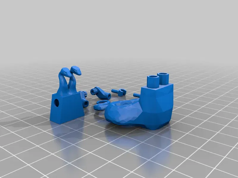 Mô hình Rắn Fangtom (Ninjago) có tay và đuôi được làm lại - Image 2