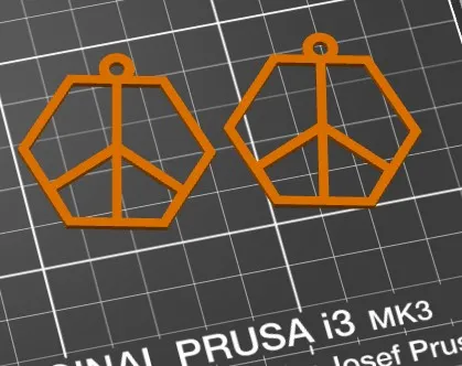 Bông tai PrusaPeaceLove - Image 1