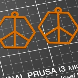 Bông tai PrusaPeaceLove