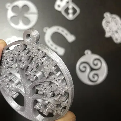 Title Bùa may mắn Amuletos de la suerte Tổng hợp Bộ 9 mặt dây c